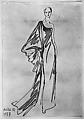 Evening dress, Madame Grès (Germaine Émilie Krebs) (French, Paris 1903–1993 Var region), silk, French